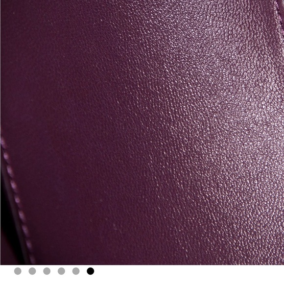 Burberry Purple Leather Clutch - Picture 6 of 6